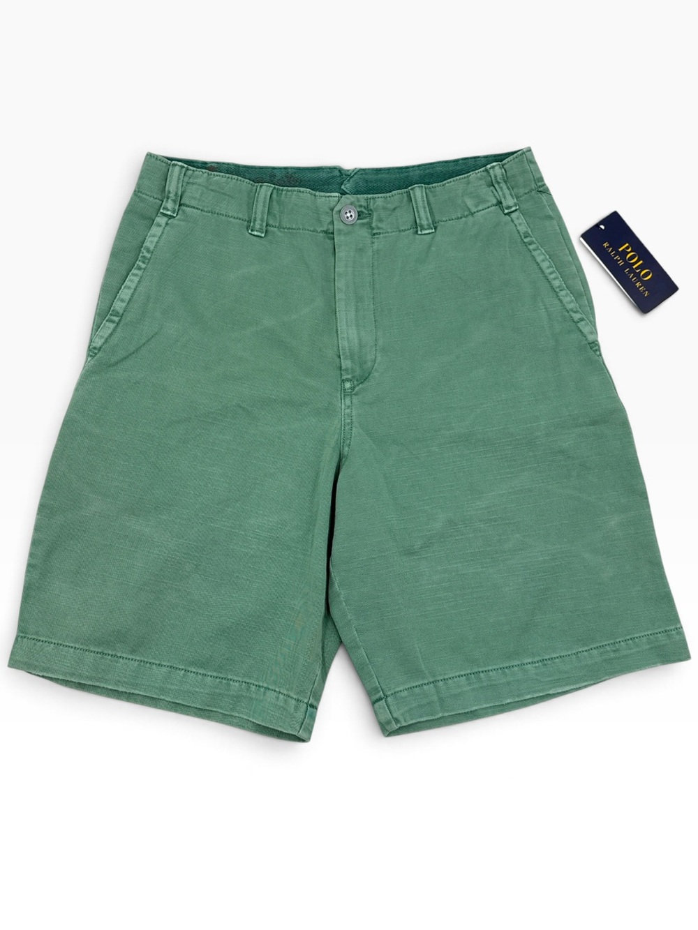 NWT Polo Ralph Lauren Montauk Twill Chino Shorts Faded Mint Green Boys Size 18